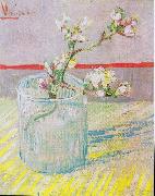 Vincent Van Gogh Flowering almond tree branch in a glass Germany oil painting artist